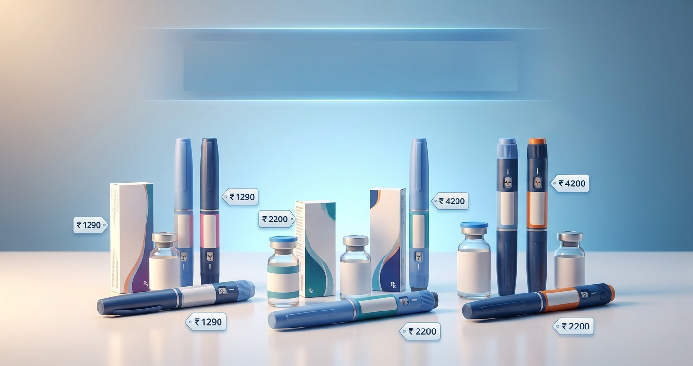 Generic semaglutide injection pens and vials from Indian pharma companies - Ozempic alternatives India 2026