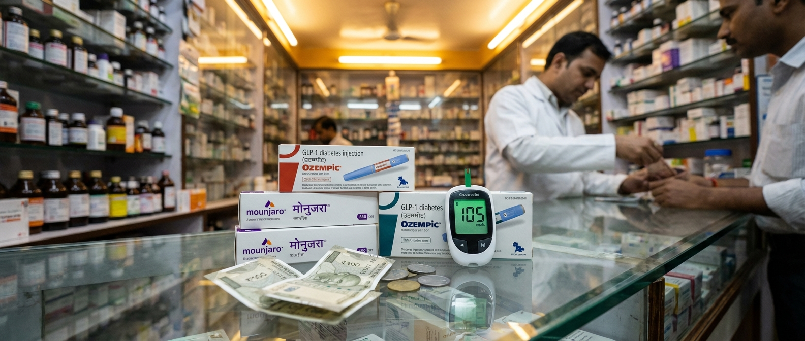 Semaglutide generic injection pens available in Indian pharmacy - affordable diabetes treatment